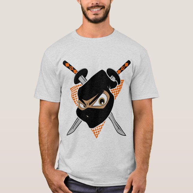 Mighty Ninja Orange T-Shirt (Front)