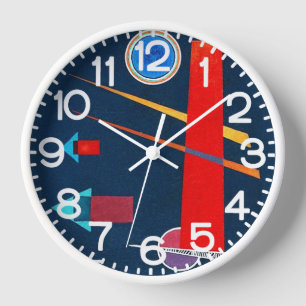 Mighty Red - Kandinsky Clock