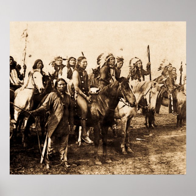 Mighty Sioux - Vintage Stereoview Poster (Front)