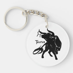 Mighty Taurus the Bull Zodiac Keychain