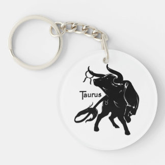 Mighty Taurus the Bull Zodiac Keychain