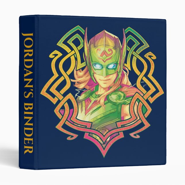 Mighty Thor Colourful Asgardian Graphic Binder (Front/Spine)