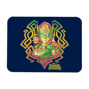 Mighty Thor Colourful Asgardian Graphic Magnet