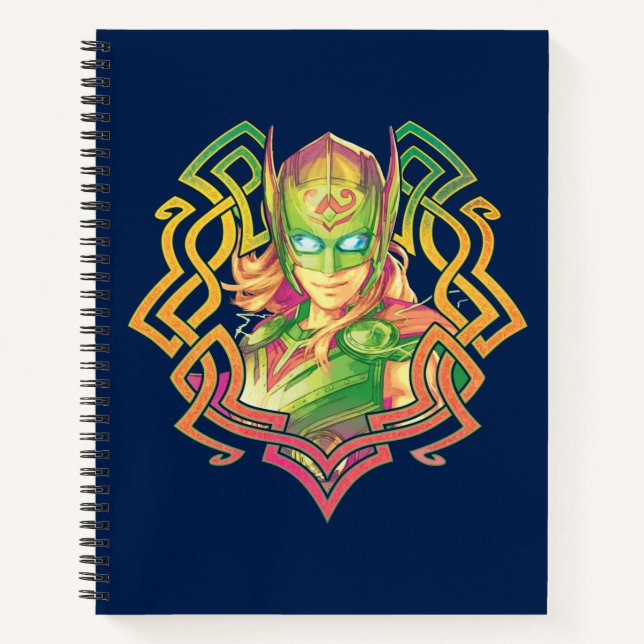 Mighty Thor Colourful Asgardian Graphic Notebook (Front)