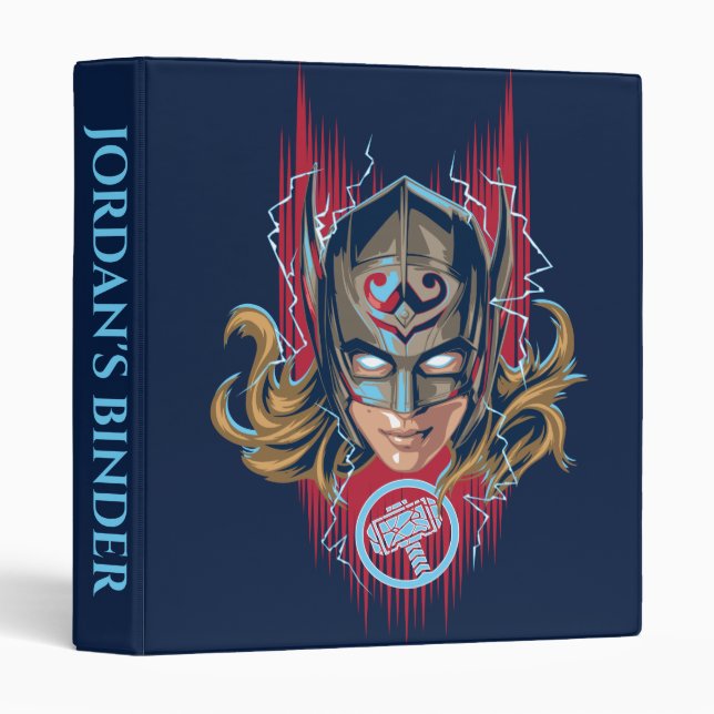 Mighty Thor Helmet Graphic Binder (Front/Spine)