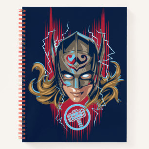Mighty Thor Helmet Graphic Notebook
