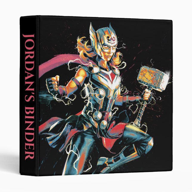 Mighty Thor Illustrated Character Art Binder (Front/Spine)