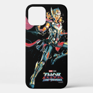 Mighty Thor Illustrated Character Art iPhone 12 Case