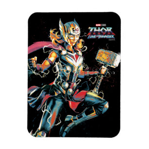 Mighty Thor Illustrated Character Art Magnet