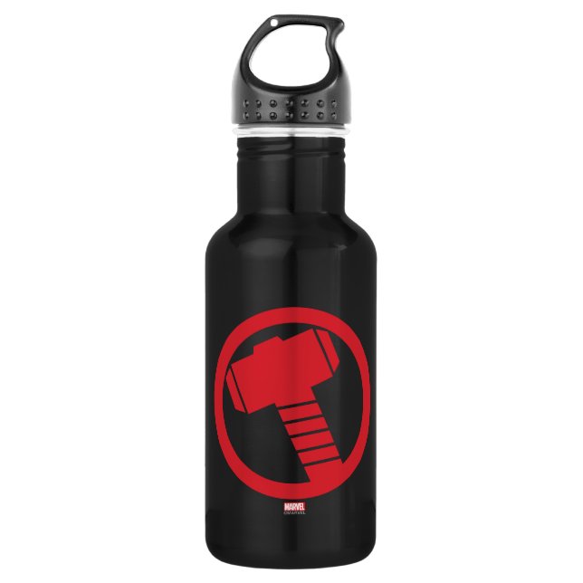 Mighty Thor Logo 532 Ml Water Bottle (Front)