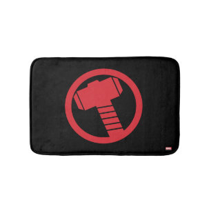 Mighty Thor Logo Bath Mat