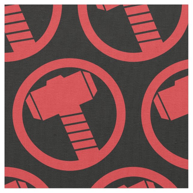 Mighty Thor Logo Fabric (Close Up)