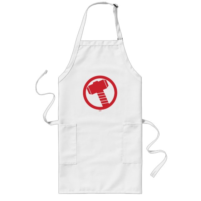 Mighty Thor Logo Long Apron (Front)