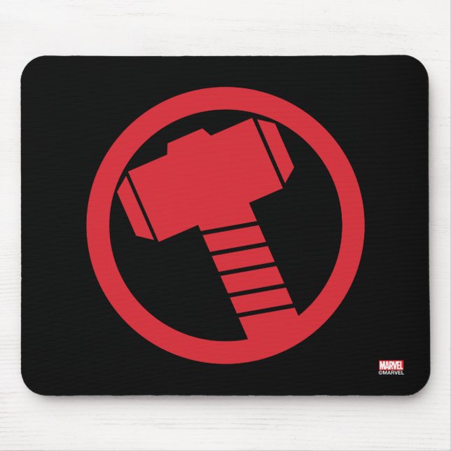Mighty Thor Logo Mouse Pad (Front)