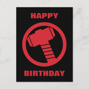 Mighty Thor Logo Postcard