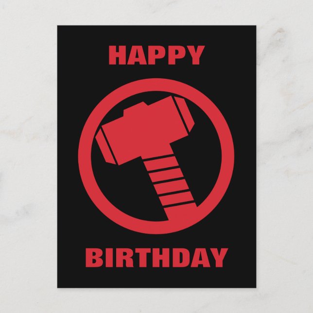 Mighty Thor Logo Postcard (Front)