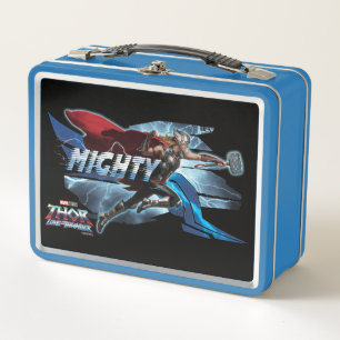 Mighty Thor Mjölnir Rush Graphic Metal Lunch Box