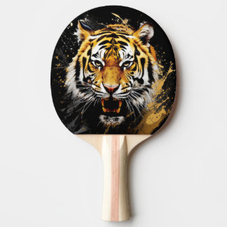 Mighty Tiger Cat Ping Pong Paddle