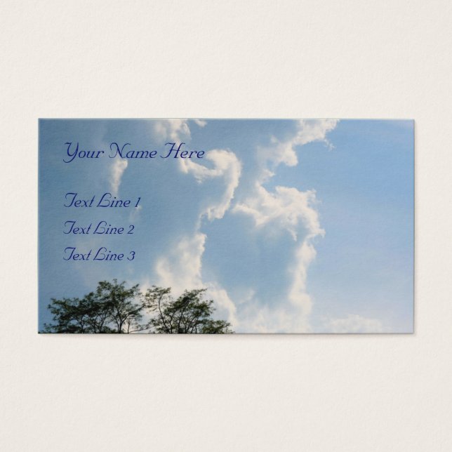 Mighty White Clouds Nature (Front)