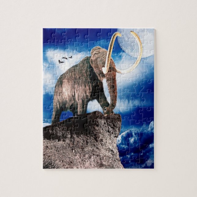 Mighty Wooly Mammoth Jigsaw Puzzle (Vertical)