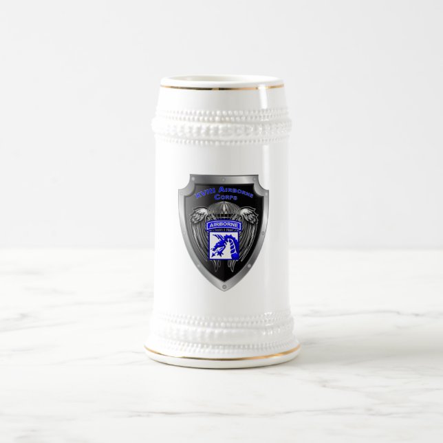 Mighty XVIII Airborne Corps Beer Stein (Center)