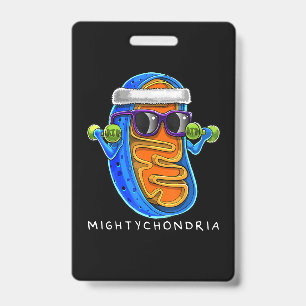 Mightychondria Cellular Biology Science Teacher Badge