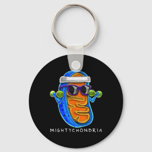 Mightychondria Cellular Biology Science Teacher Fu Keychain