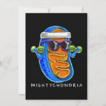 Mightychondria Cellular Biology Science Teacher Holiday Card<br><div class="desc">Mightychondria Cellular Biology Science Teacher</div>