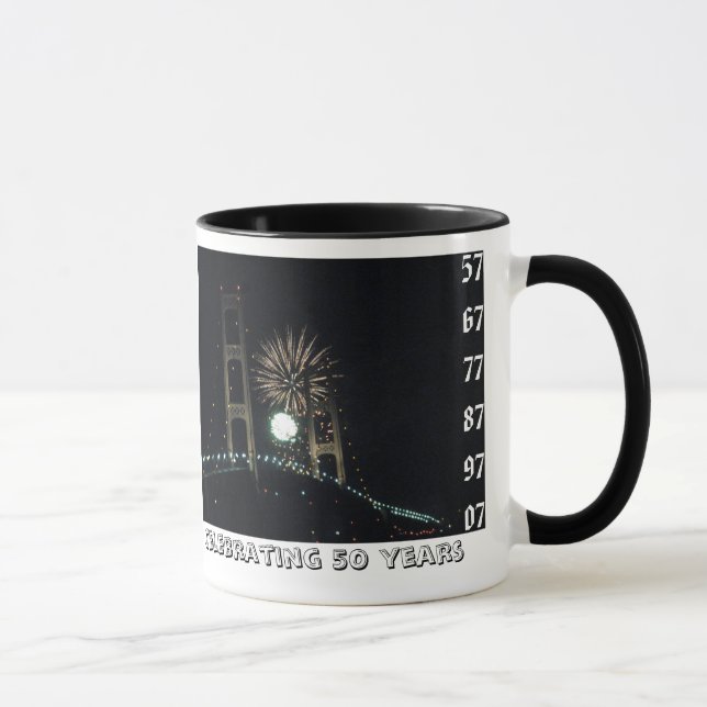 MightyMac_00, 57 67 77 87 97 07, Celebrating 50... Mug (Right)