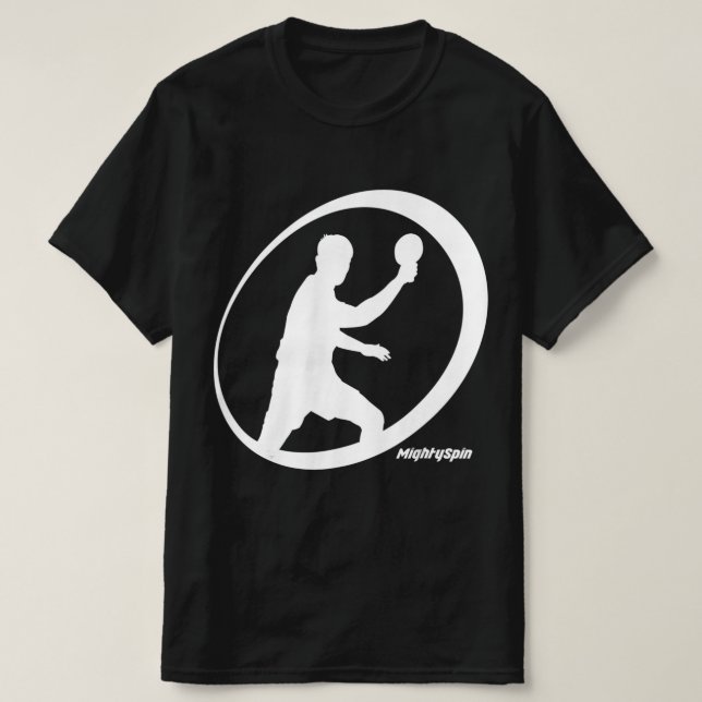 MightySpin  Ping Pong Tee  Table Tennis  Comfy (Design Front)