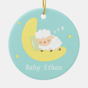 Mignon agneau endormi décoration de chambre de nur