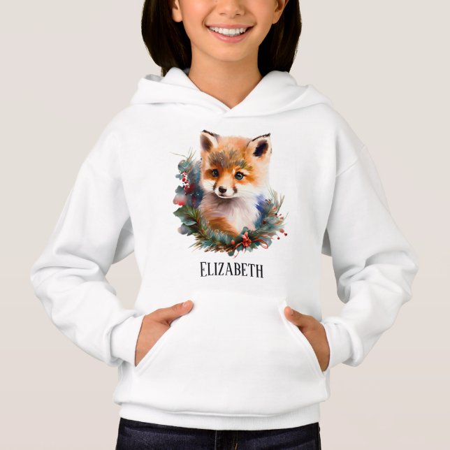 mignon ajouter nom fox amoureux (Devant)