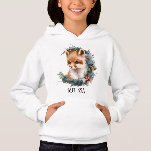 mignon ajouter nom fox amoureux (Devant)