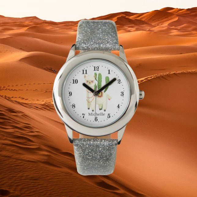 mignon amoureux lama ajouter nom Montre (Créateur téléchargé)