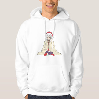 Mignon Anime Noël Chapeau de Père Noël Sweat à cap