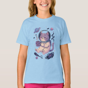 Mignon Art du Chat Cosmique Mug et T-Shirt Meows