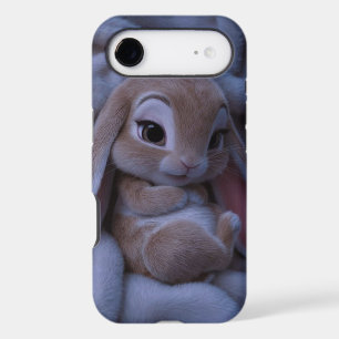 Mignon bébé lapin 3D duveteux esthétique