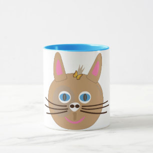 mignon chaton caricature mug