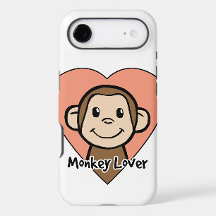 Mignon Clip Art de Dessin Animé Singe d'Amour dans