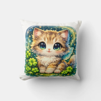 Mignon Coussin de Chat Magique | Kawaii Cu Chat Fa