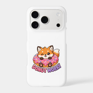 Mignon Donut Renard Kawaii Ne T'inquiète Pas Pun D