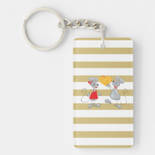 Mignon Drôle Fantaisiste Souris-Rayures