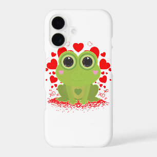 Mignon Grenouille Kawaii Cœurs XOXO Amour Animal