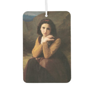 Mignon Innocence of Adolescent Girl, Bouguereau Air Freshener