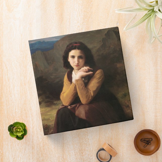 Mignon Innocence of Adolescent Girl, Bouguereau  Binder (In Situ)