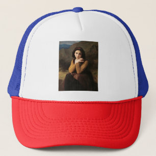 Mignon Innocence of Adolescent Girl, Bouguereau  Trucker Hat