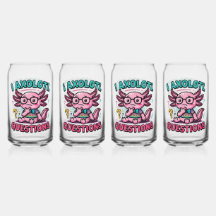 Mignon Je Questions Axolotl nerd aztec avec des lu