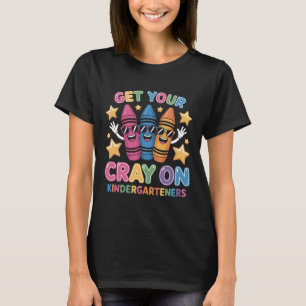 Mignon, mettez vos crayons en action, T-shirt de m