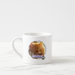 Mignon mug espresso photo du meilleur papa chat