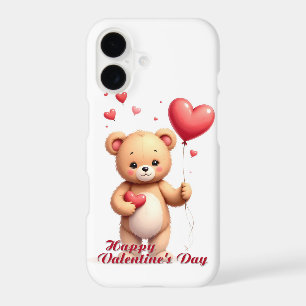 Mignon ours en peluche avec cœur – Joyeuse Saint-V